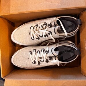 Allbirds Women's Cream and Brown Sneakers